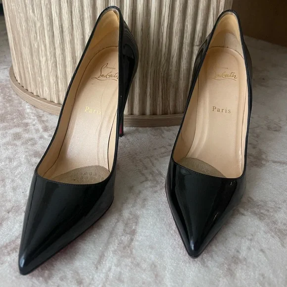 Christian Louboutin Black Pigalle 100 mm pumps - Picture 3 of 11